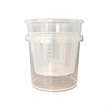 Allthingstore Sistema autoirrigante per orchidee Phalaenopsis per la cura delle piante, design dell'acqua con copertura interna per la salute delle radici (E)