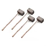 Parti di ricambio della spazzola di carbonio 4pc 6x6x10mm per motore del ventilatore, motore del ventilatore, motore del tergicristallo, per motore di sollevamento, componenti di riparazione del