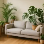 Come progettare un angolo verde in soggiorno? Sfrutta la luce naturale per ottenere un microclima ideale