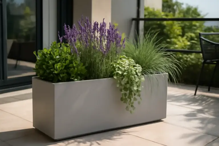 Quali piante abbinare in una fioriera da esterni elegante? Soluzioni che valorizzano il design del terrazzo