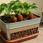 Coltivare fragole in piccoli spazi: la combinazione di materiali che migliora la resa