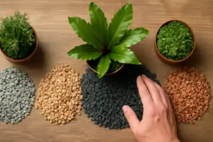 Quali colori scegliere per la ghiaia decorativa? La soluzione che mette in risalto le tue composizioni verdi