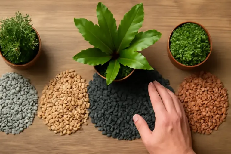 Quali colori scegliere per la ghiaia decorativa? La soluzione che mette in risalto le tue composizioni verdi