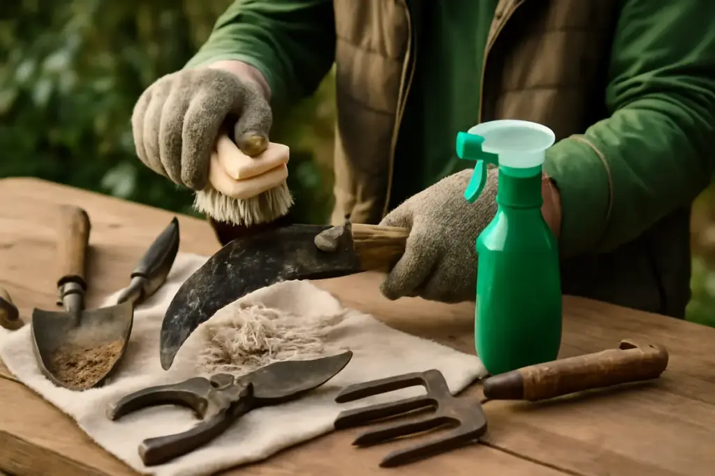 Pulizia degli attrezzi da giardinaggio: così previeni malattie e mantieni alto il rendimento