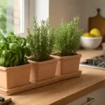 Fioriere per piante aromatiche in cucina: la posizione ideale per profumo e sapore tutto l’anno