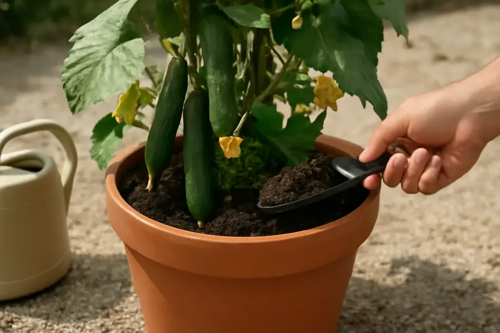 Coltivazione dei cetrioli in vaso: scopri il trucco per frutti croccanti e abbondanti