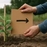 Protezione delle giovani piante dal vento: una soluzione semplice e poco costosa